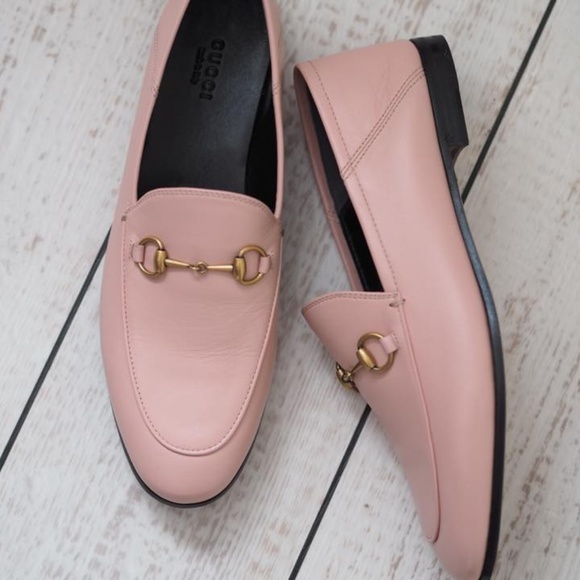 gucci brixton loafer pink